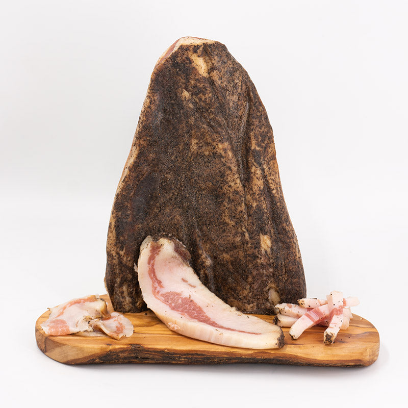 Guanciale am Stück – luftgetrocknete Schweinebacke, 500g