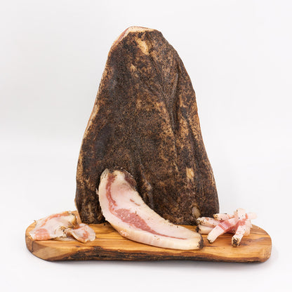 Guanciale am Stück – luftgetrocknete Schweinebacke, 500g