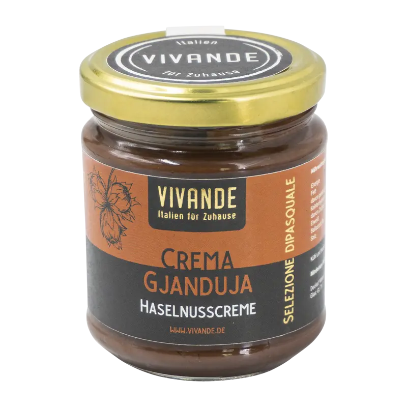 Gianduja-Creme  – Haselnuss-Schoko-Creme