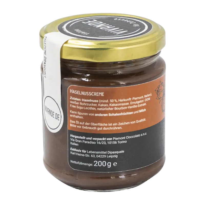 Gianduja-Creme  – Haselnuss-Schoko-Creme