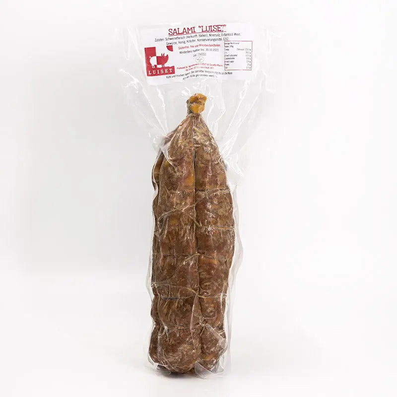 Edel-Salami mit Barbaresco-Wein aus Freilandhaltung