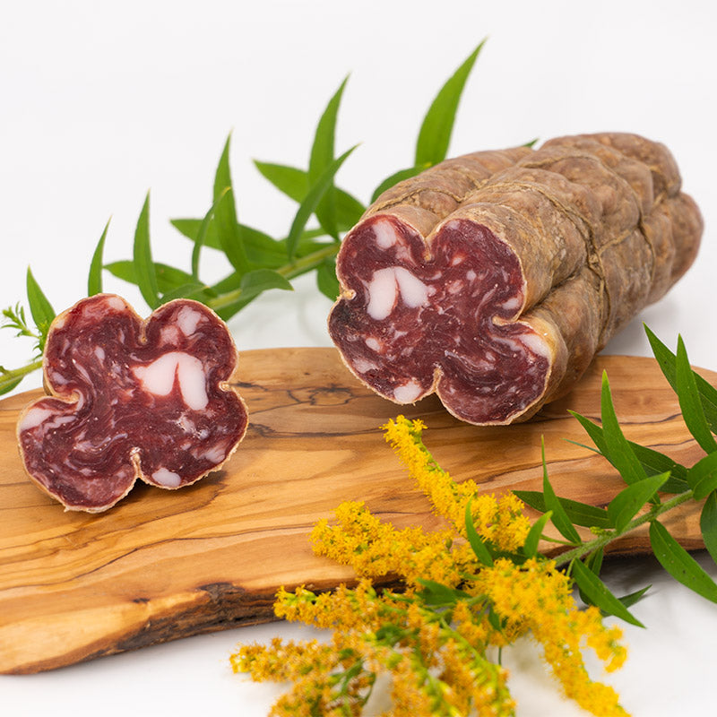 Edel-Salami mit Barbaresco-Wein aus Freilandhaltung