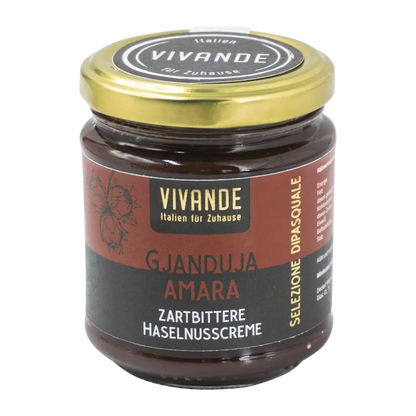 Bitter-Gianduja-Creme 200g – Haselnuss-Zartbitterschoko-Creme
