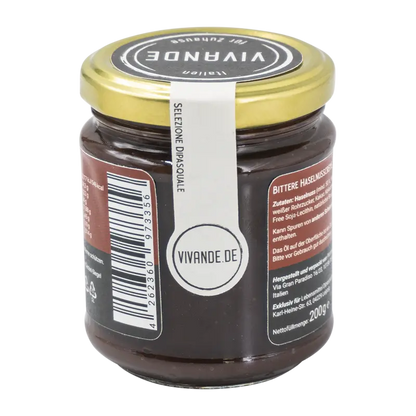 Bitter-Gianduja-Creme 200g – Haselnuss-Zartbitterschoko-Creme