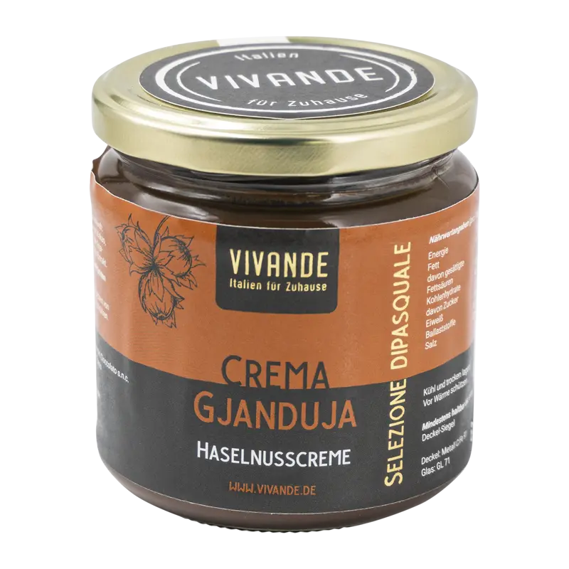 Gianduja-Creme  – Haselnuss-Schoko-Creme