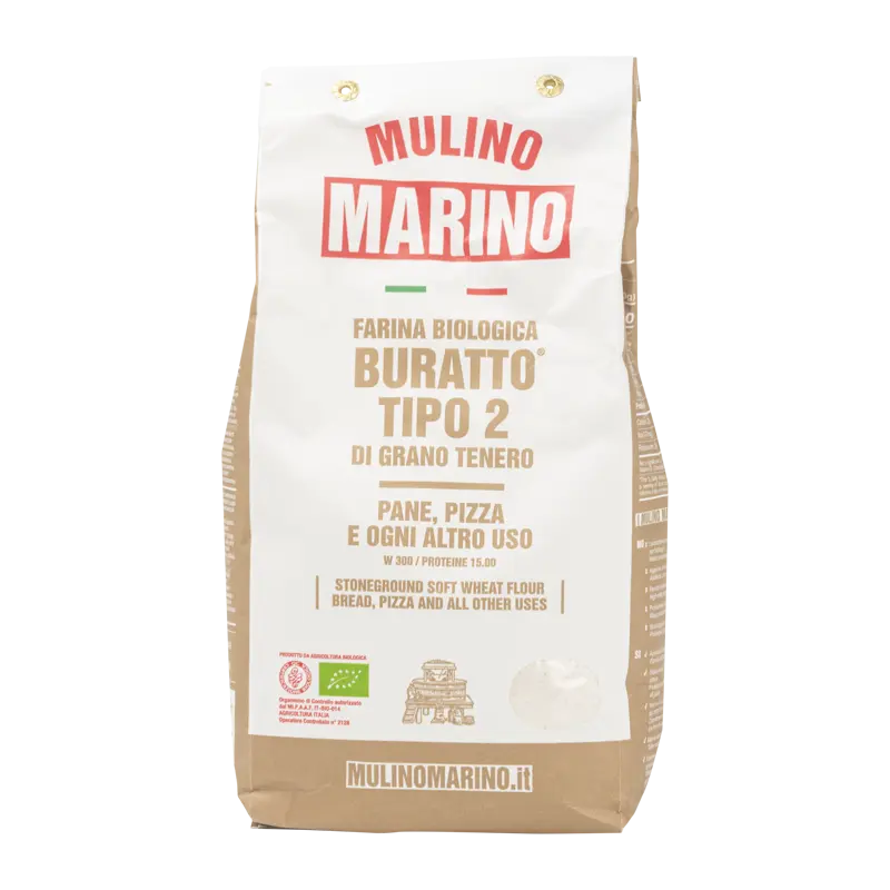 Bio-Weizenmehl Buratto Typ 2 Mulino Marino