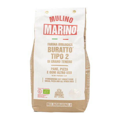 Bio-Weizenmehl Buratto Typ 2 Mulino Marino