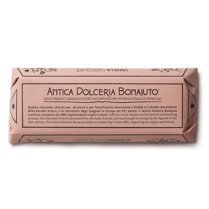 Bonajuto Schokolade „Vanille“ aus Modica
