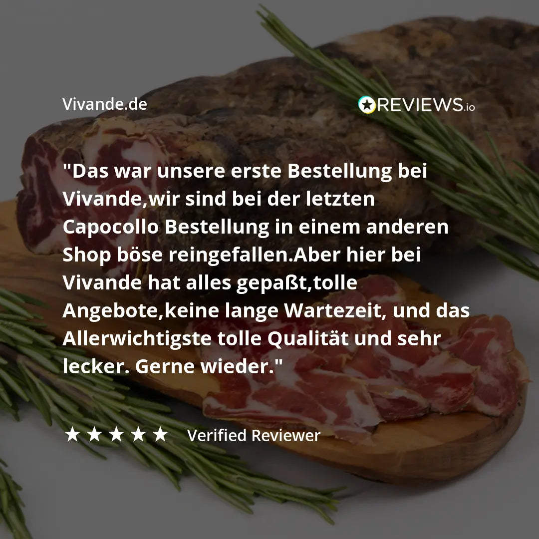 Capocollo – luftgetrockneter Schweinenacken