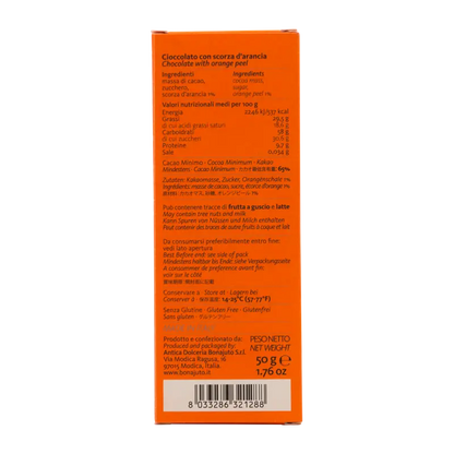 Bonajuto Schokolade „Orange“ aus Modica